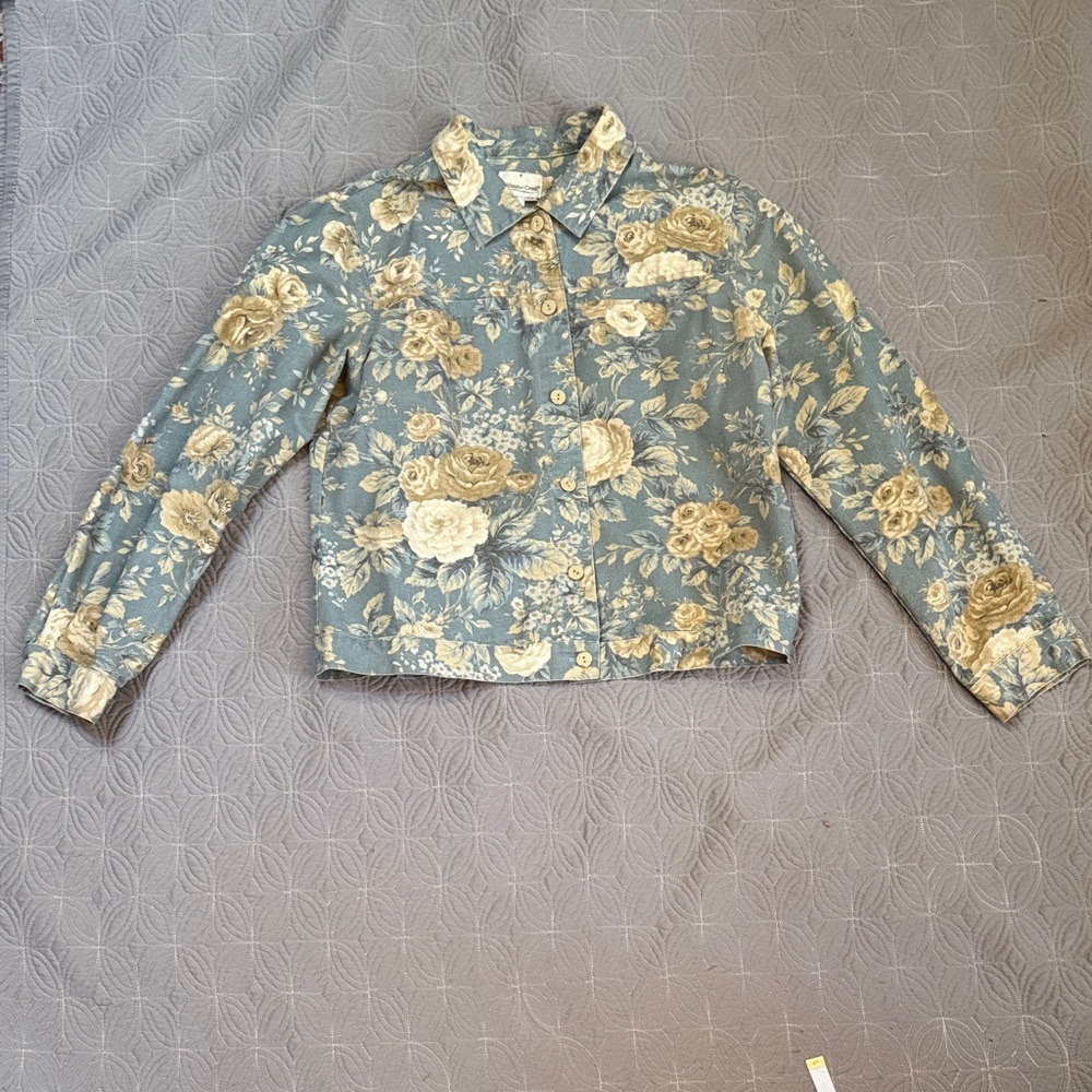 Coldwater Creek floral jacket